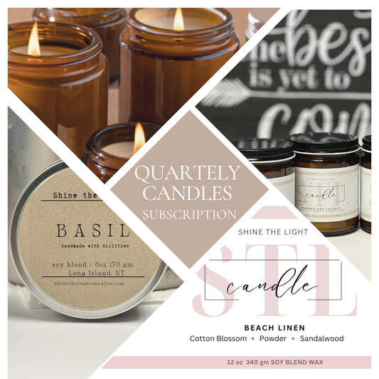 Quarterly Candle Gift Subscription – Handcrafted Seasonal Soy Blend Candles